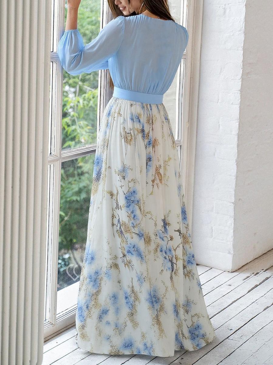 DANA - VESTIDO LARGO FLORAL