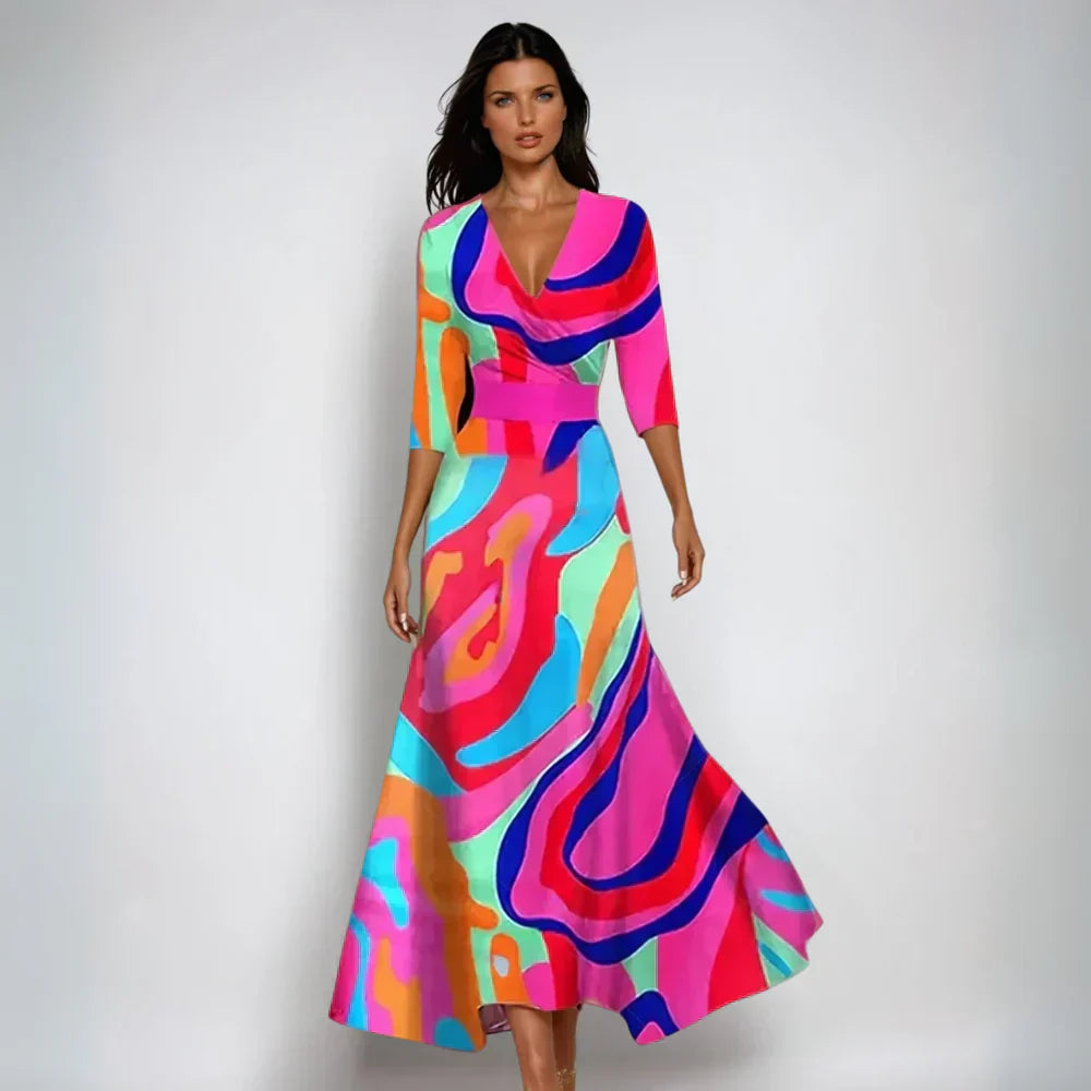IRENE - VESTIDO ESTAMPADO SEVILLANO