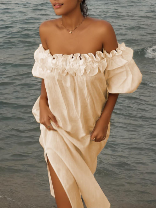 CAPRI - VESTIDO MIDI VOLANTES