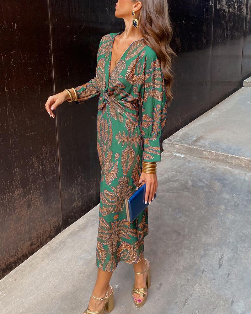 ANITA - VESTIDO CON ESCOTE EN V