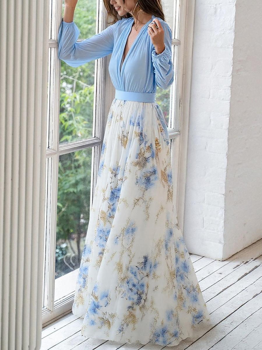 DANA - VESTIDO LARGO FLORAL