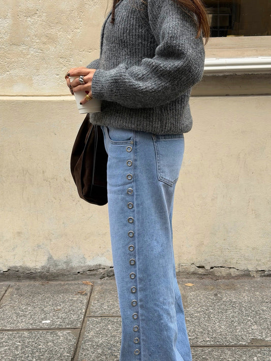 Ana | Jeans de Anillos de Mezclilla