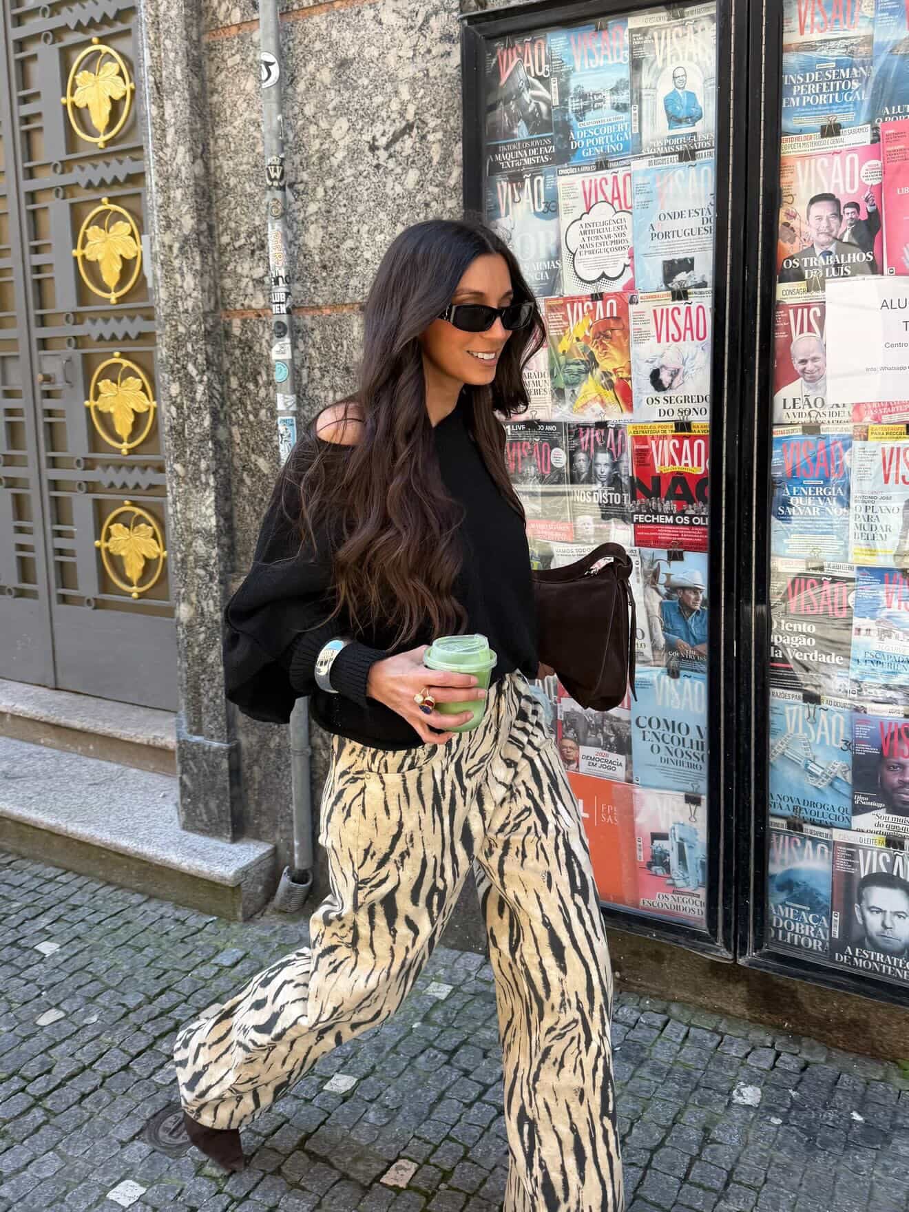 Paula | Pantalones Estampado de Cebra