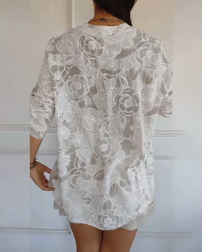 Cassie | Blusa con estampado floral