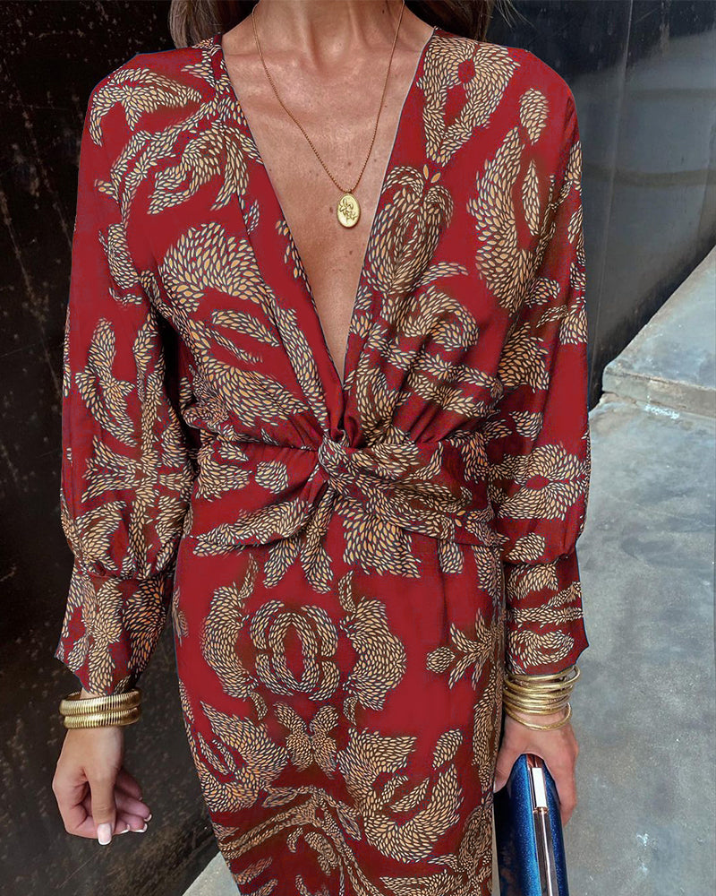 ANITA - VESTIDO CON ESCOTE EN V