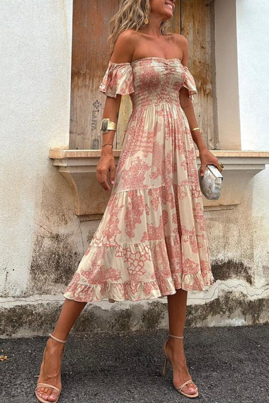 BÁRBARA - VESTIDO ESTAMPADO ROMÁNTICO