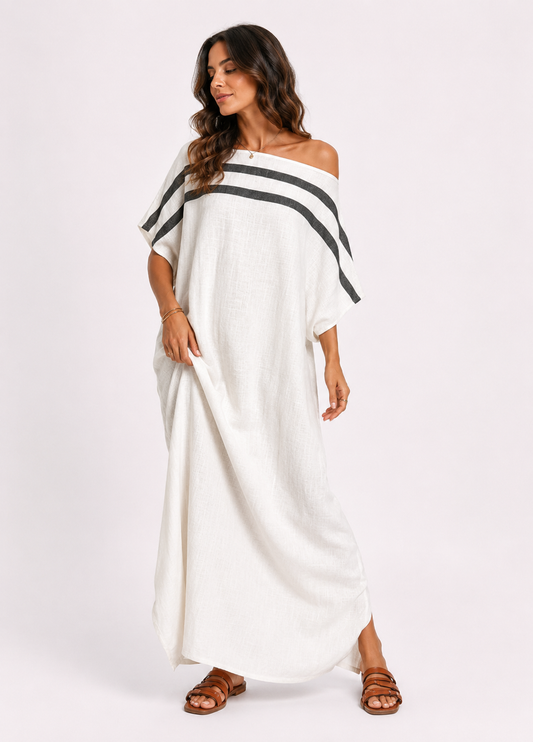 Evelina | Vestido con Mangas Murciélago