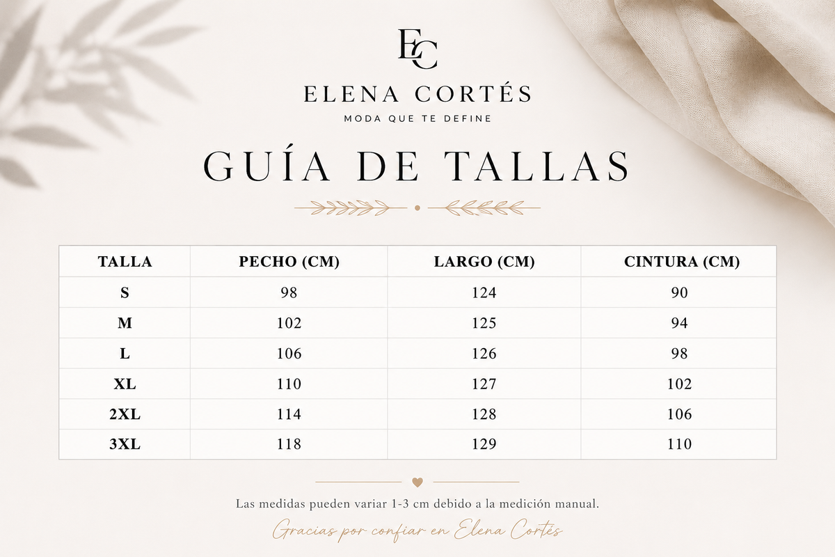 Guía de tallas