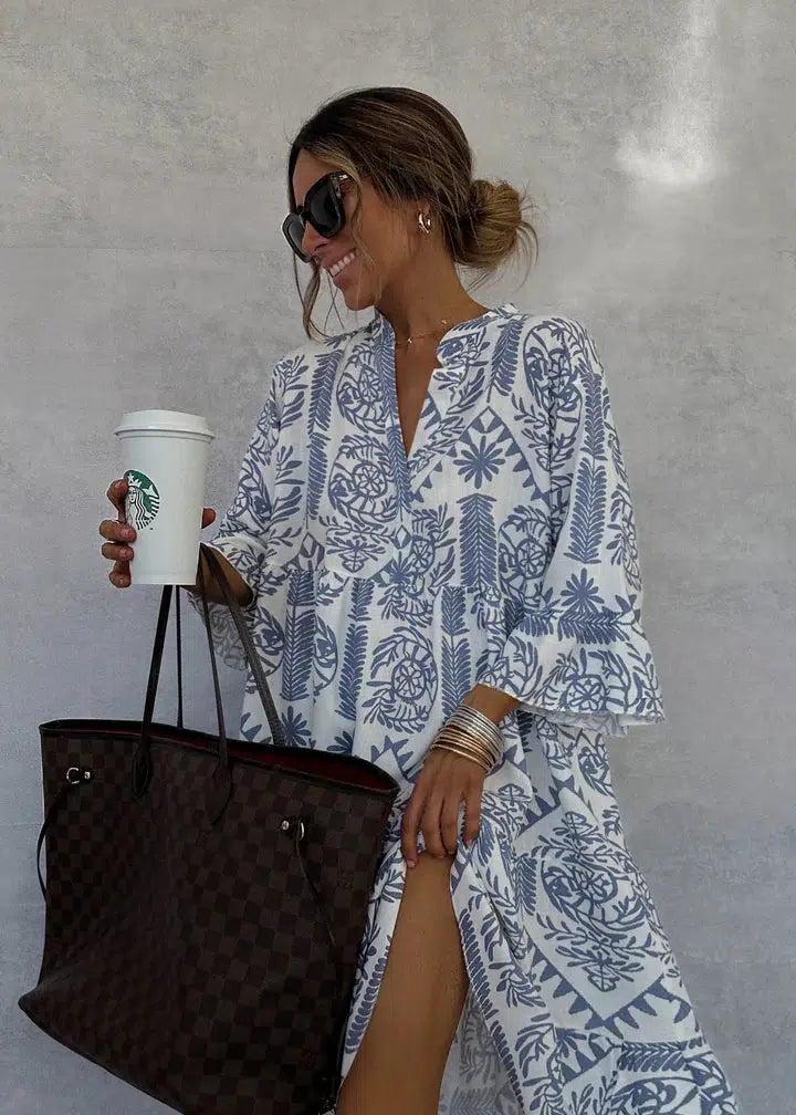 TRIANA - VESTIDO MINI COM ESCOTE EN V