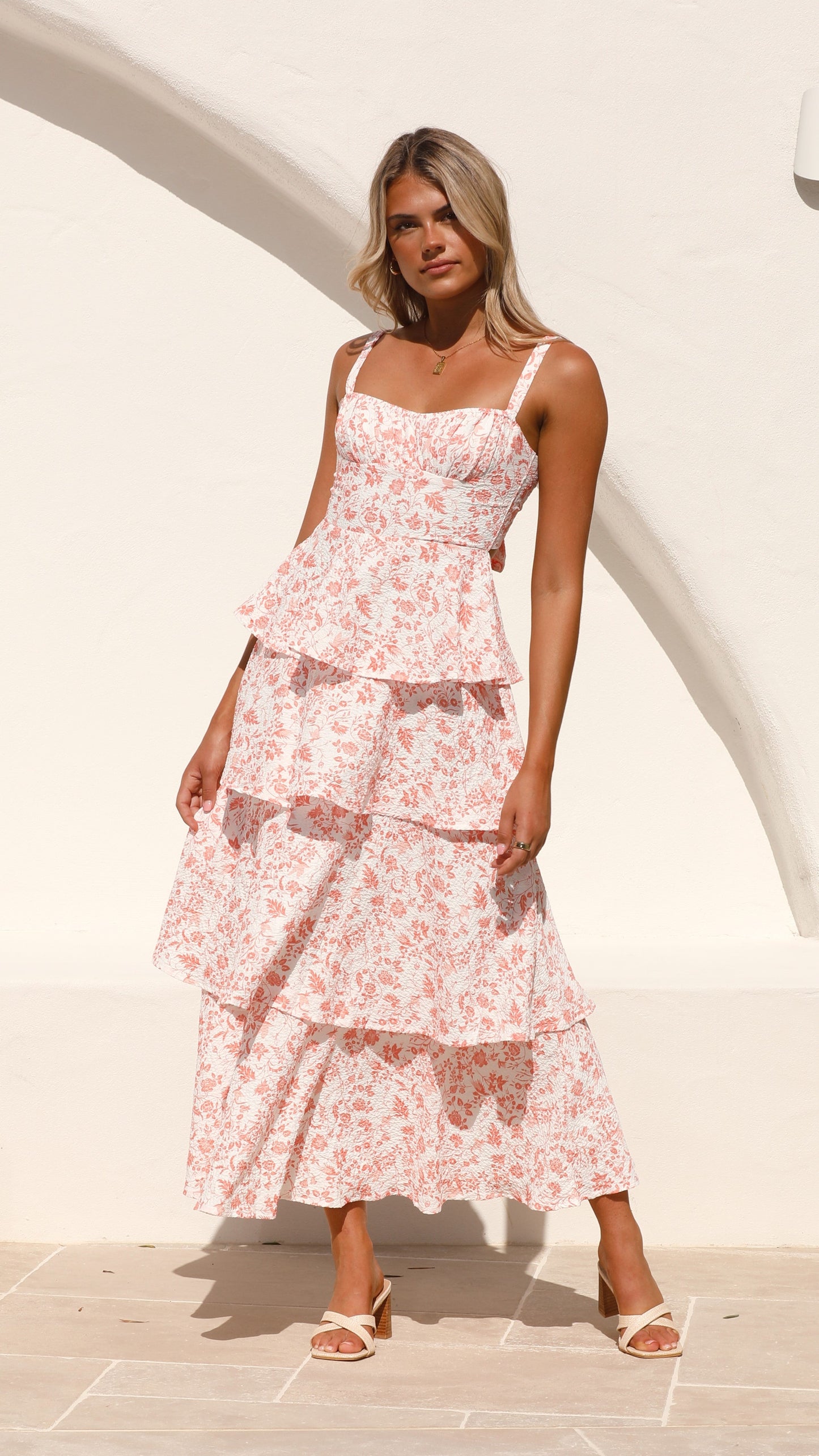 VERA - VESTIDO ROSADO FLORAL