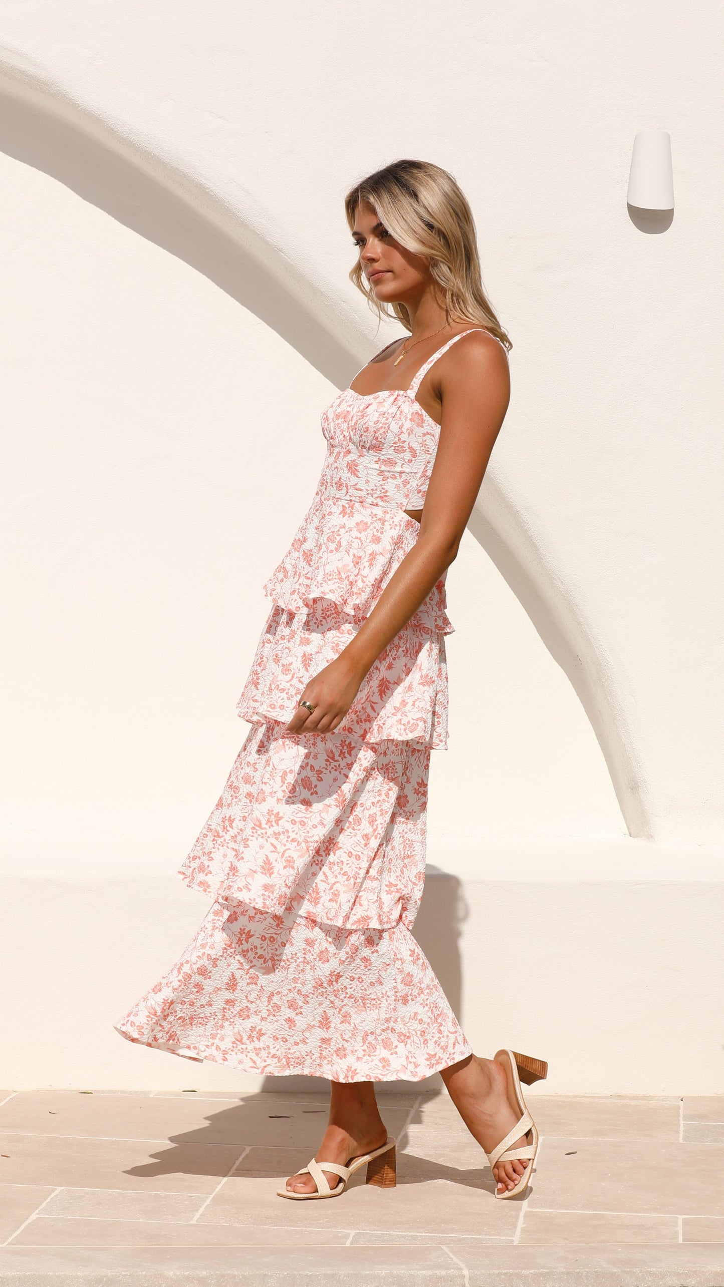 VERA - VESTIDO ROSADO FLORAL