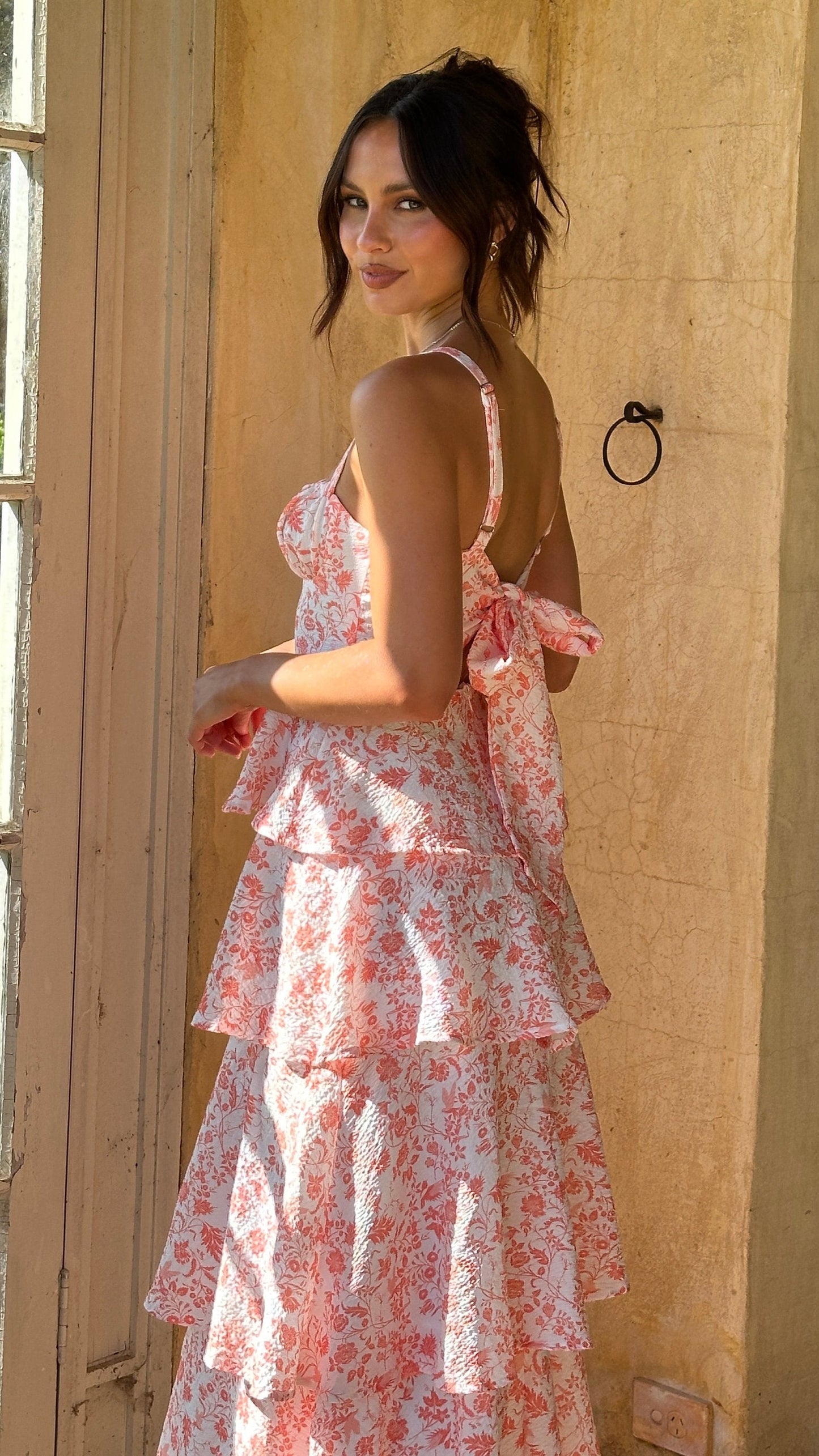 VERA - VESTIDO ROSADO FLORAL
