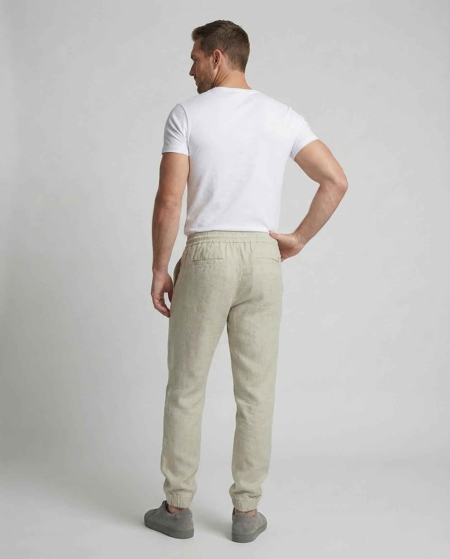 LÓPEZ - PANTALONES DE LINO