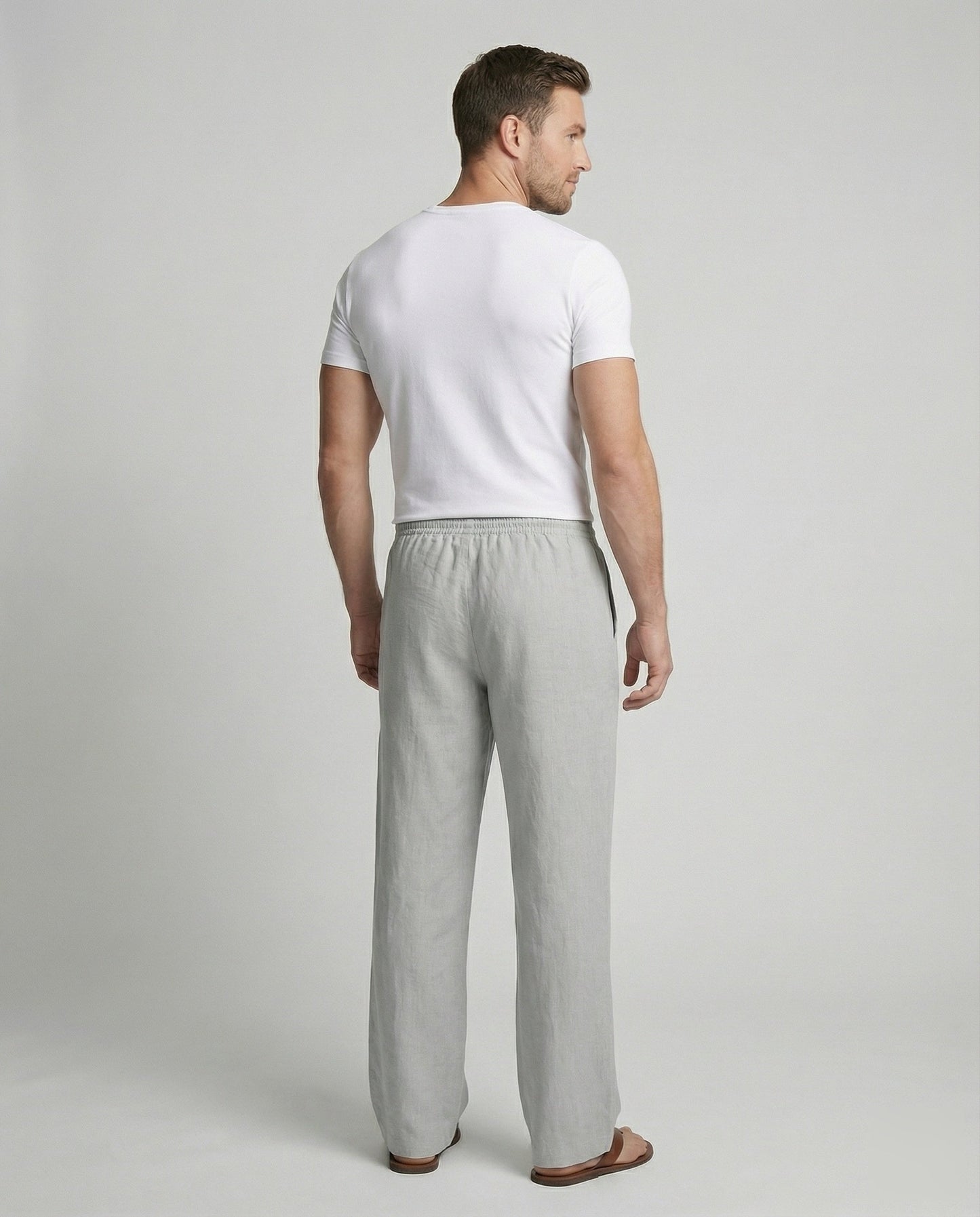SERGIO -PANTALONES DE LINO ZEN