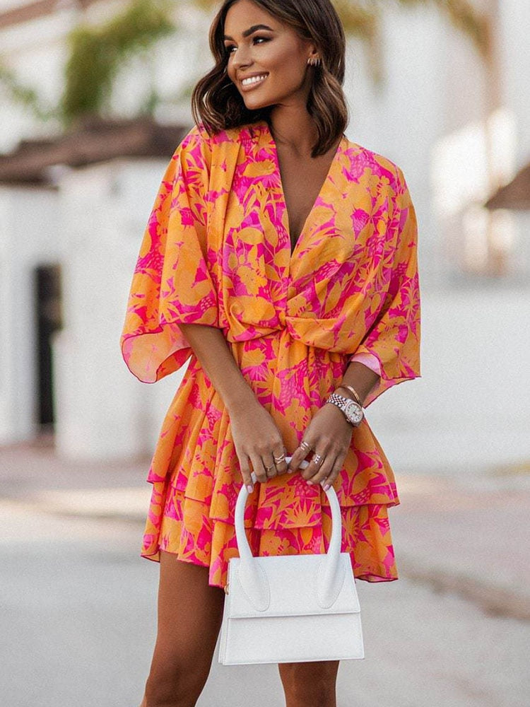 RAQUEL - MINI VESTIDO BOHO