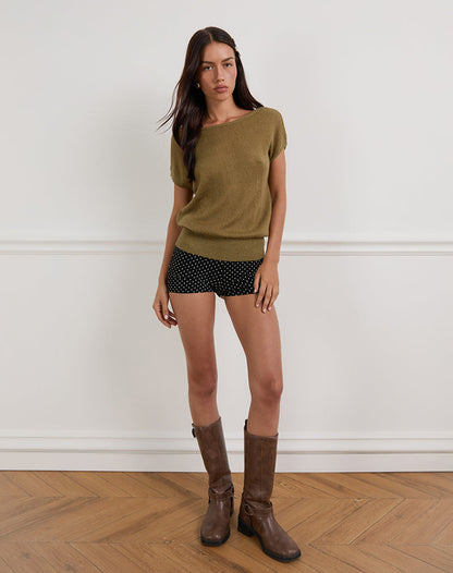 MARIBEL - SOFT KNIT TOP