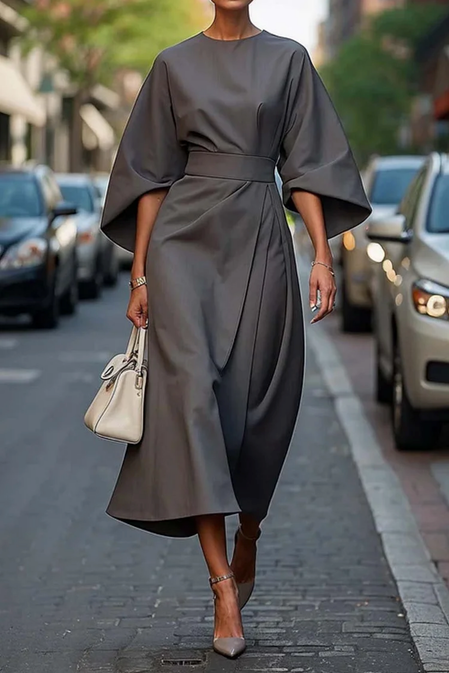 ÁFRICA - VESTIDO LARGO ELEGANTE