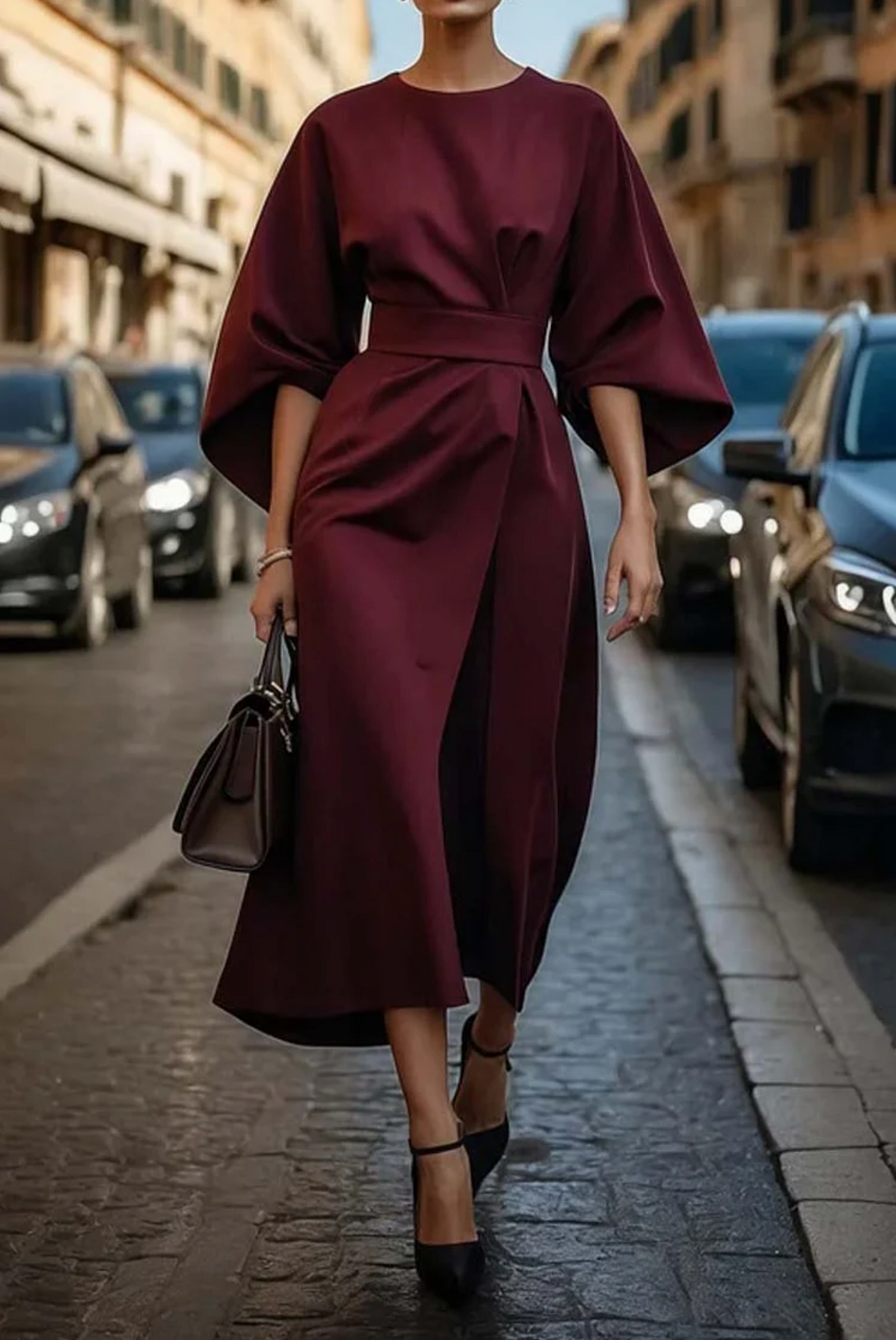 ÁFRICA - VESTIDO LARGO ELEGANTE