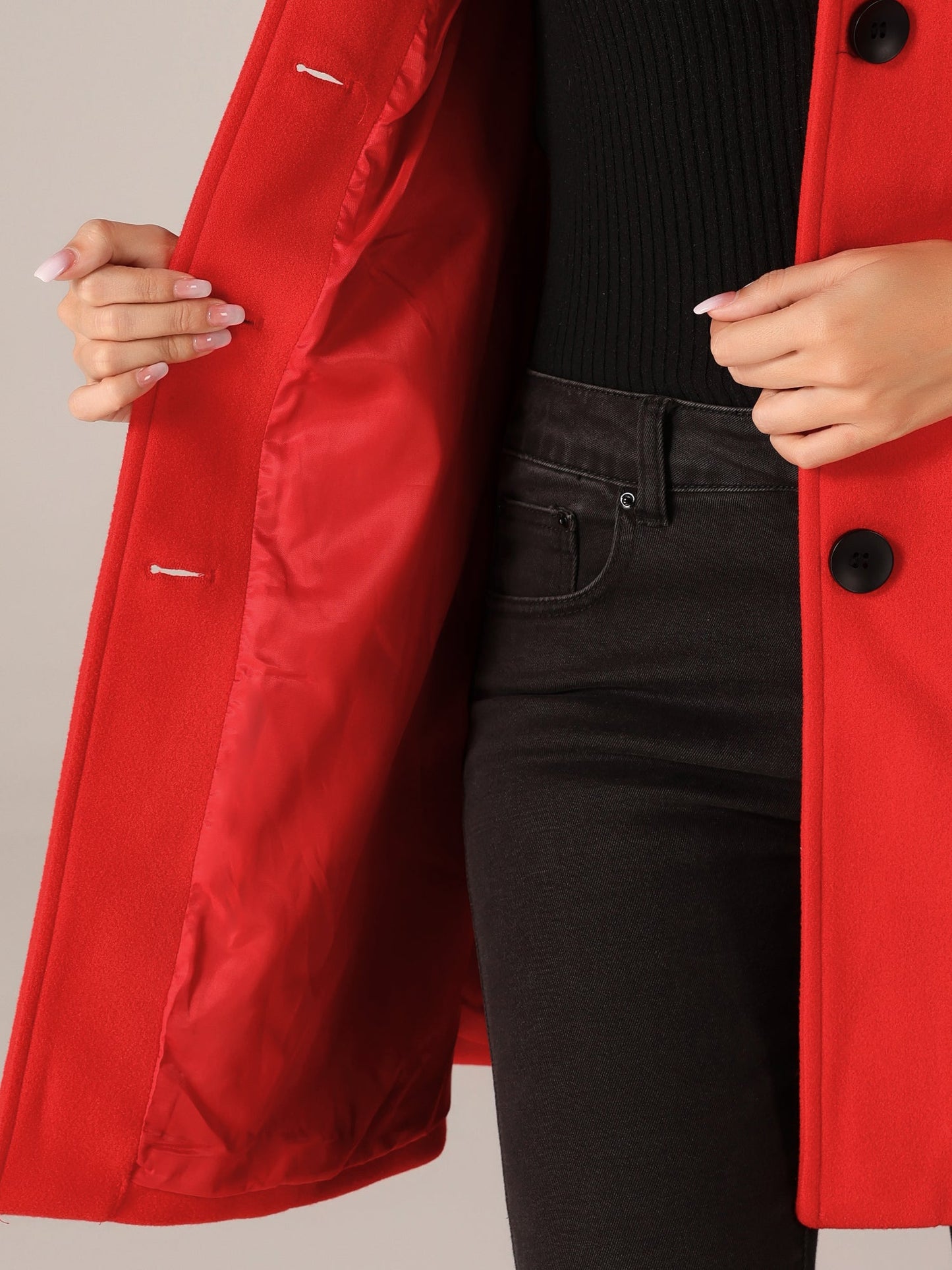 THALÍA- CHAQUETA DE FORRO INTERIOR Y MANGAS AJUSTADAS