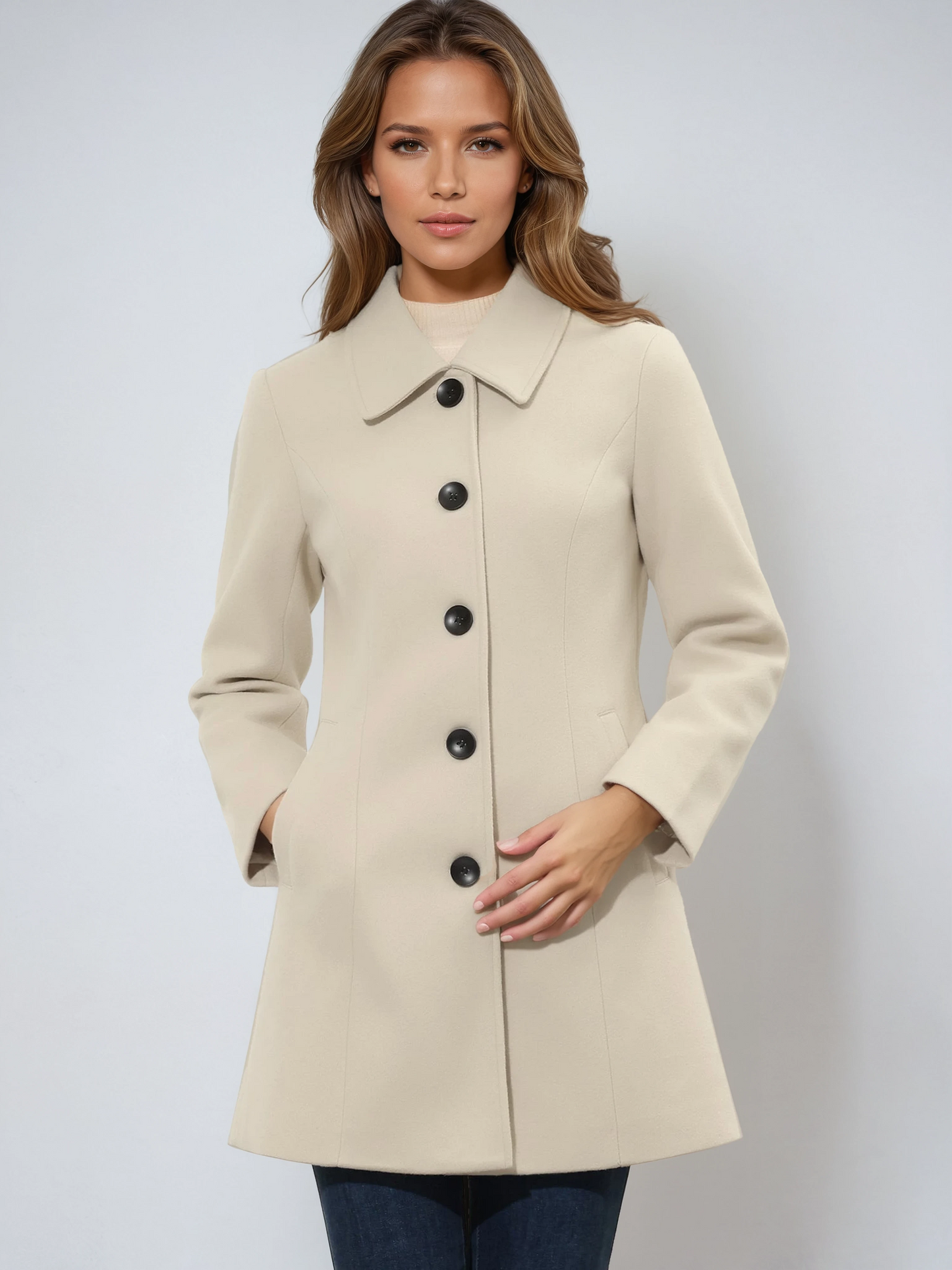 THALÍA- CHAQUETA DE FORRO INTERIOR Y MANGAS AJUSTADAS