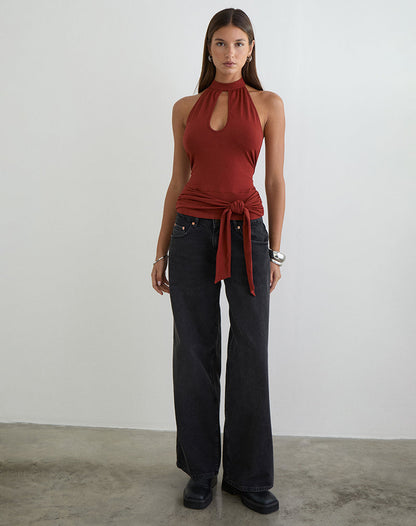 MARTA - DRAPED TOP