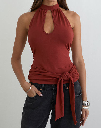 MARTA - DRAPED TOP