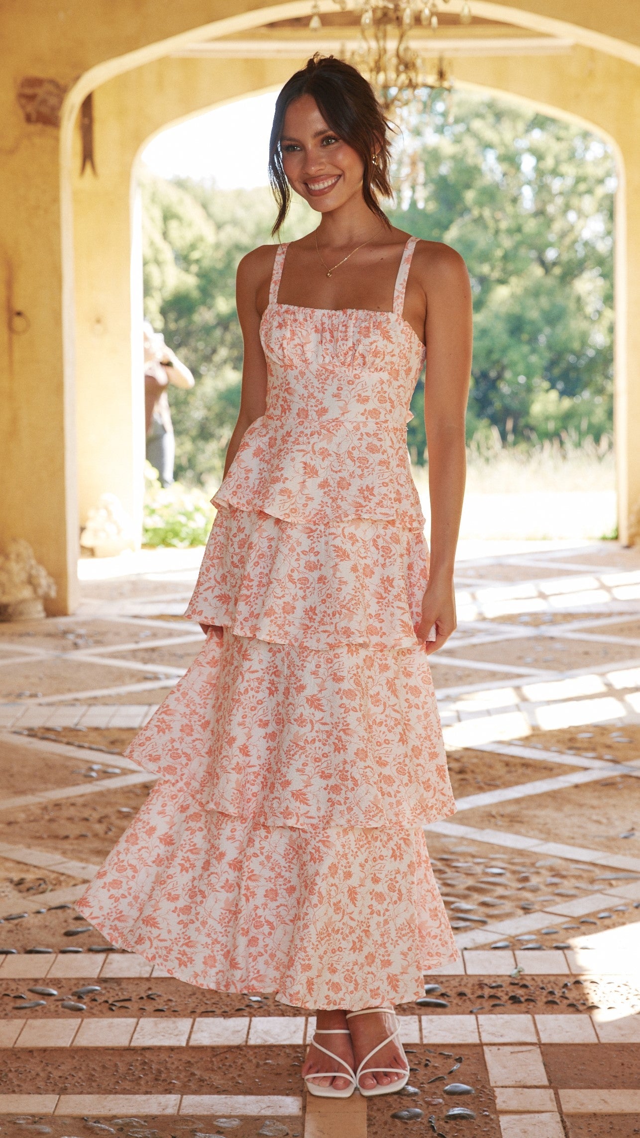 VERA - VESTIDO ROSADO FLORAL