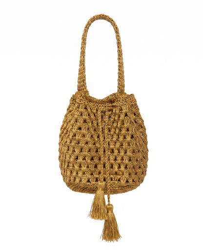 BOLSO OMBRA  · DORADO