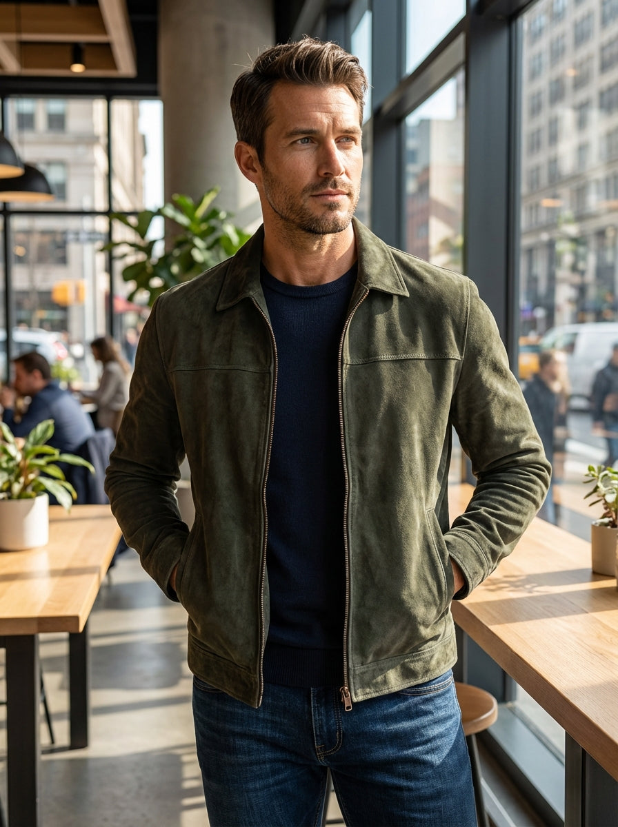 Enzo - Chaqueta Clásica con Cuello