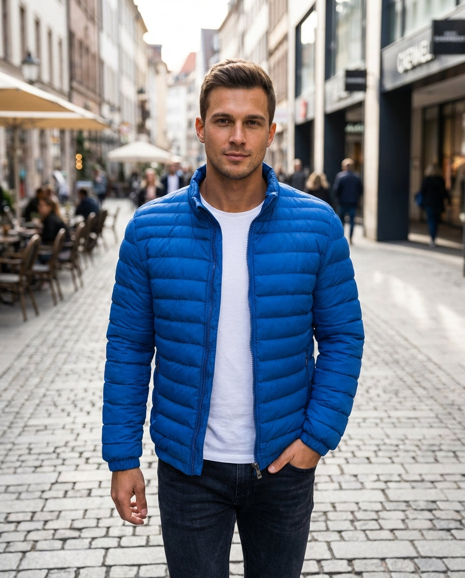 Nico - Chaqueta acolchada con cuello alzado