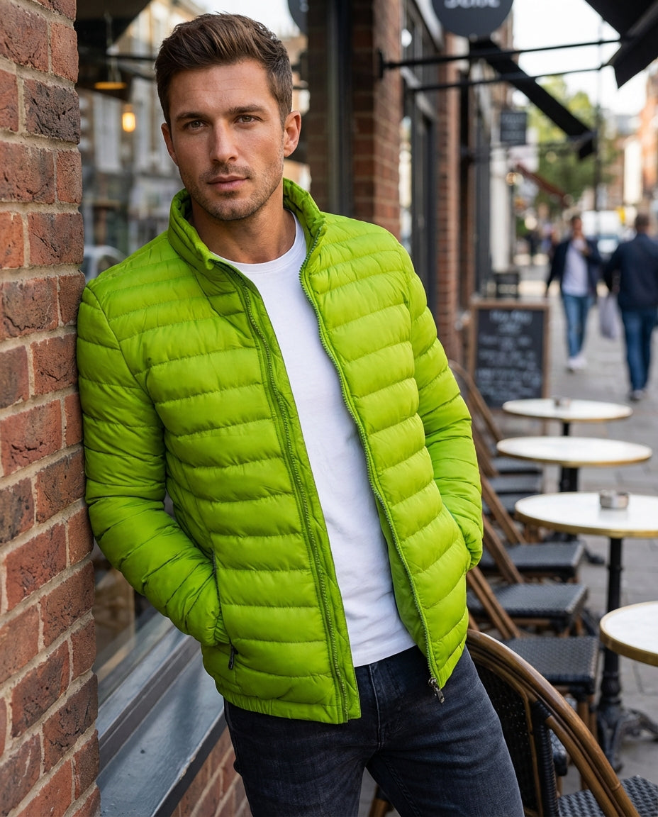 Nico - Chaqueta acolchada con cuello alzado