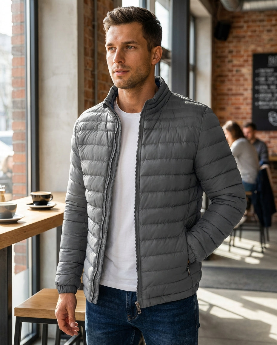 Nico - Chaqueta acolchada con cuello alzado