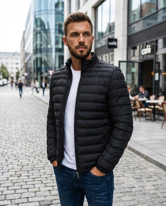 Nico - Chaqueta acolchada con cuello alzado