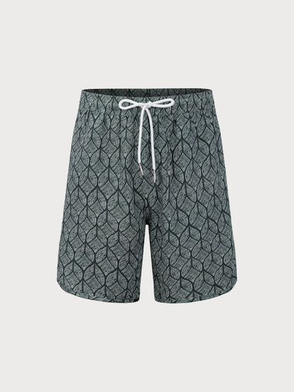 Hapnix® - Bañador Verde de 7" para Hombre