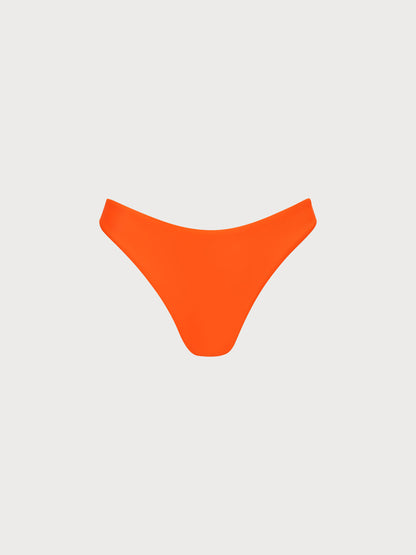 Bikini de Corte Bajo Naranja ECONYL®
