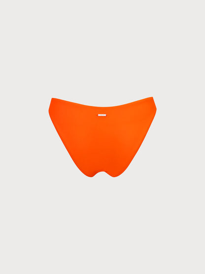 Bikini de Corte Bajo Naranja ECONYL®