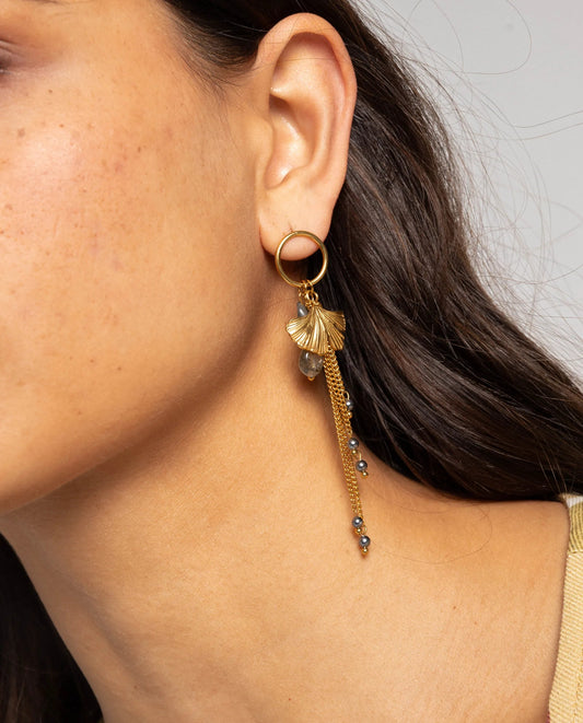EARRINGS WEEKDAY · GOLD