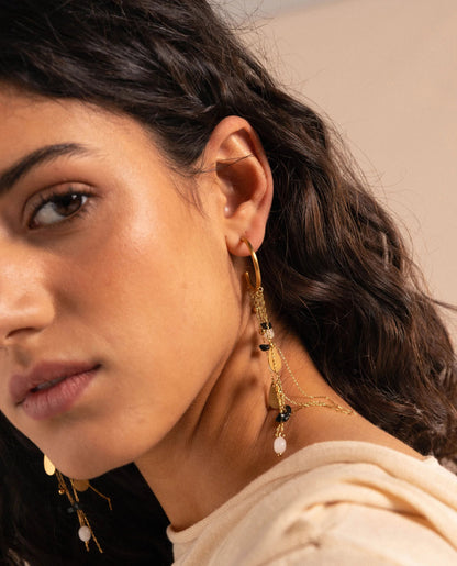 PENDIENTES GOLDEN DUST · DORADO