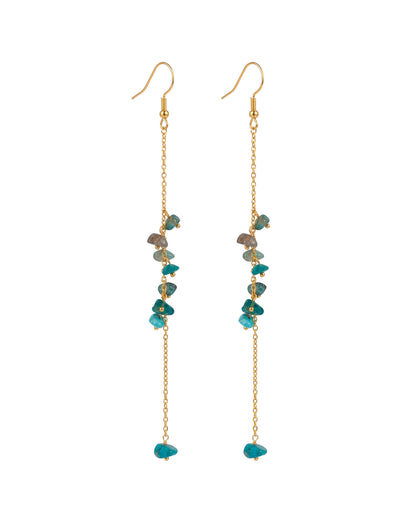 PENDIENTES ZAHARA · TURQUESA