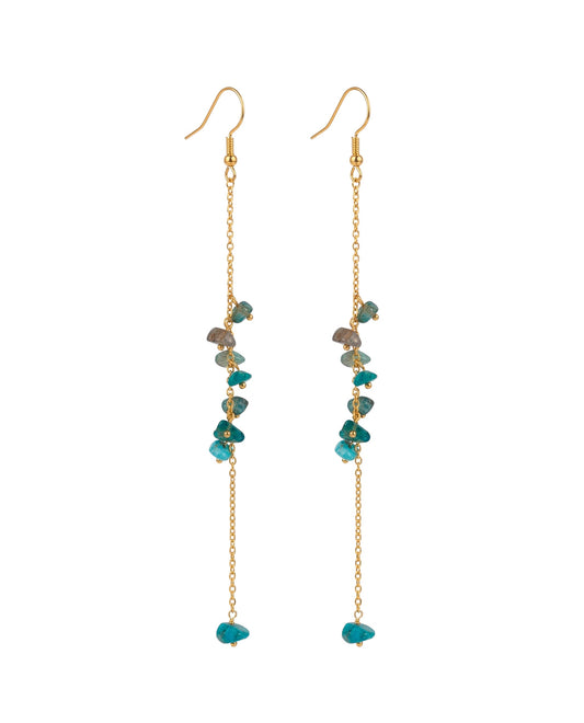 PENDIENTES ZAHARA · TURQUESA