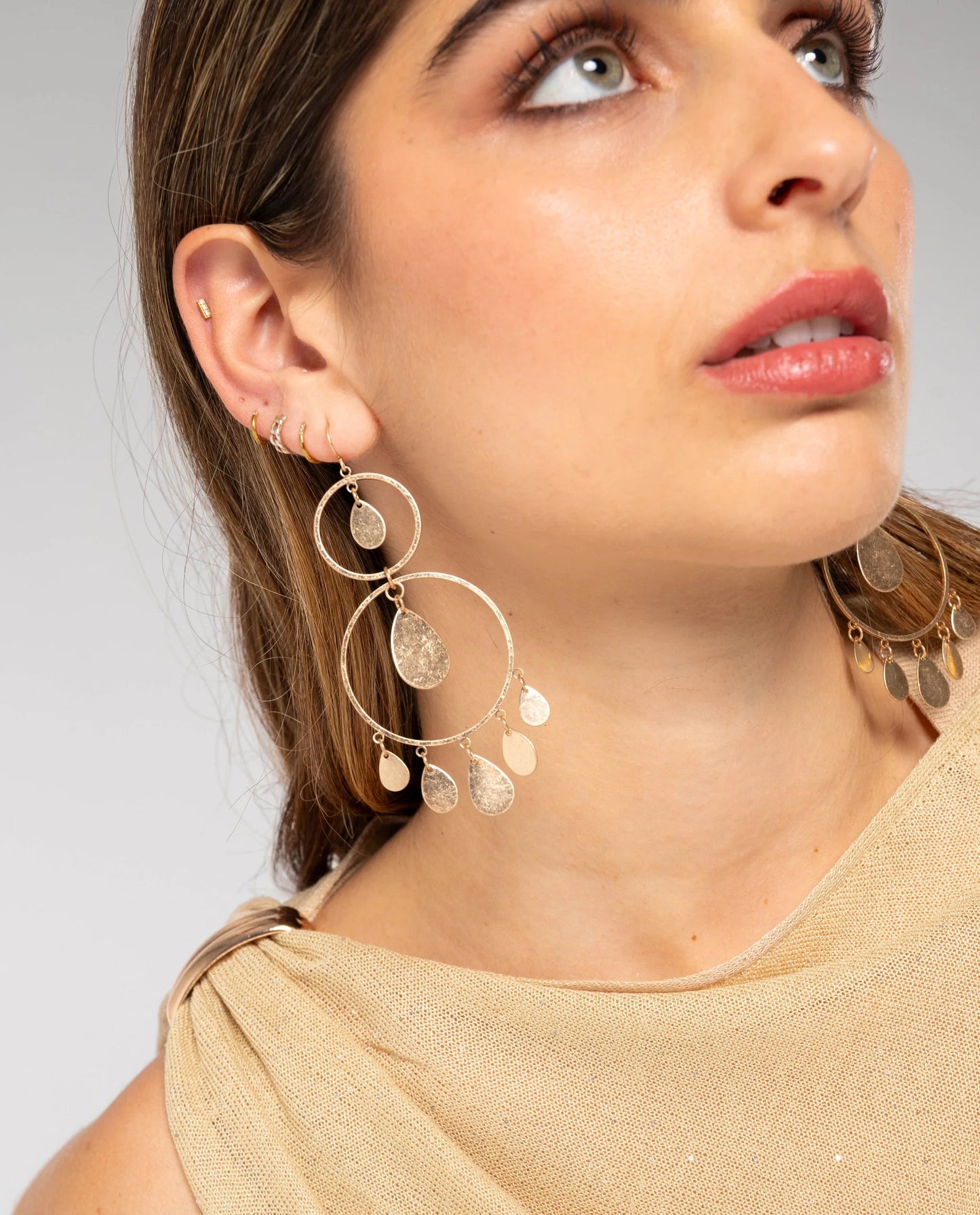 PENDIENTES COASTAL CRUSH · ORO
