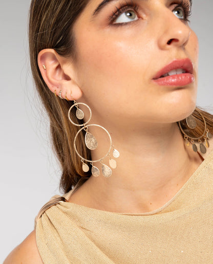 PENDIENTES COASTAL CRUSH · ORO