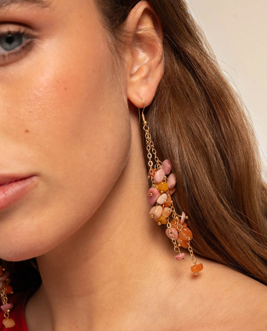 PENDIENTES NEBULA · TERRACOTA