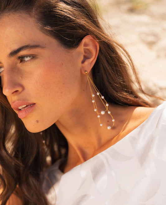 PENDIENTES KOS  · PERLA