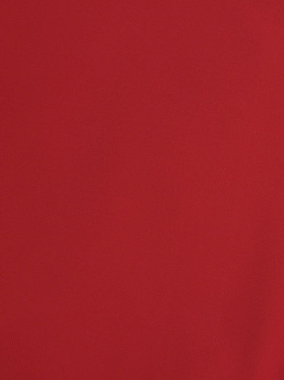 Traje de Baño de Una Pieza con Corte Rojo ECONYL®