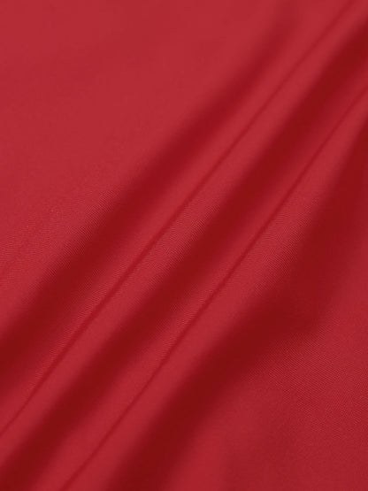 Traje de Baño de Una Pieza con Corte Rojo ECONYL®