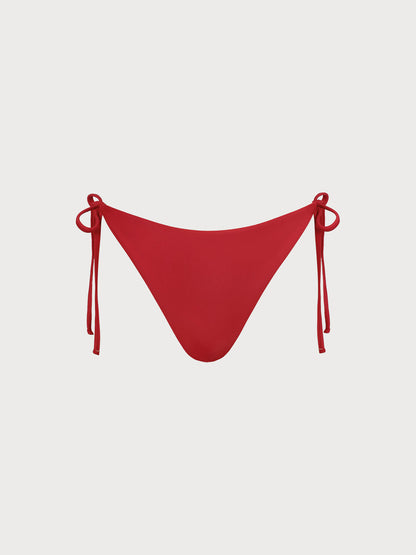 Bikini Inferior Reversible Rojo ECONYL®