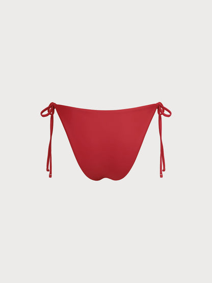 Bikini Inferior Reversible Rojo ECONYL®
