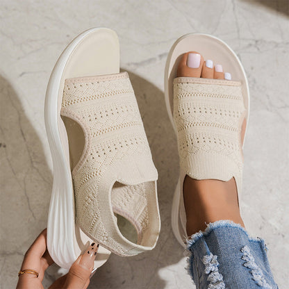 Ana | Sandalias con plataforma de material transpirable