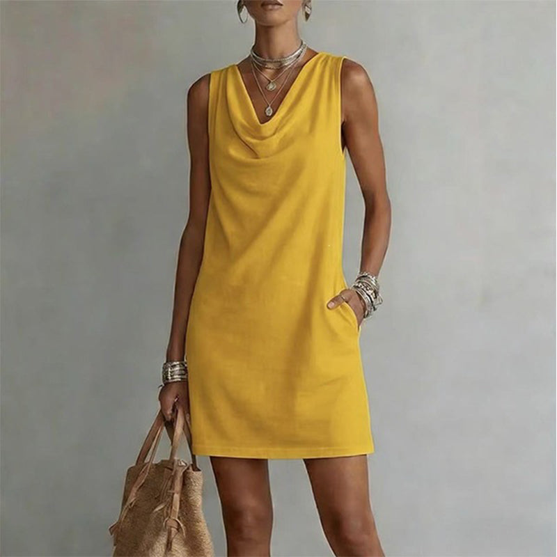 Carmen | Vestido Corto Liso